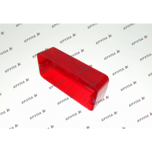 Скло ліхтаря червоне