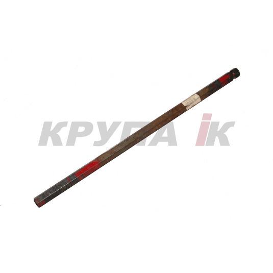 Вал приводу жниварки шестигранний 30 - ft  L-764мм