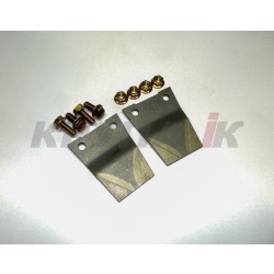 Нож измельчителя ( к/т 87280494 -2 ніж, 7 гайки, 4 болта) AFX8010