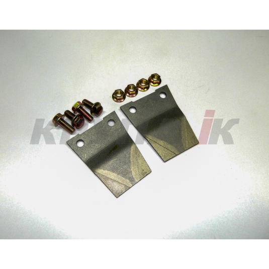 Нож измельчителя ( к/т 87280494 -2 ніж, 7 гайки, 4 болта) AFX8010