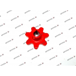 Зірочка 7Т, dотв.=25,4мм верхня 87691619 колосового елеватора 5130, 7088