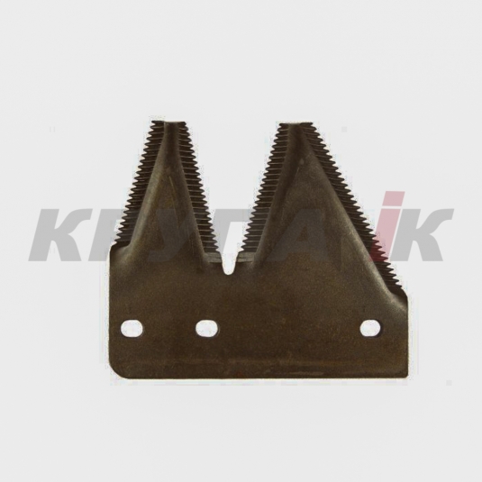 Сегмент ножа жниварки  подвійний лівий